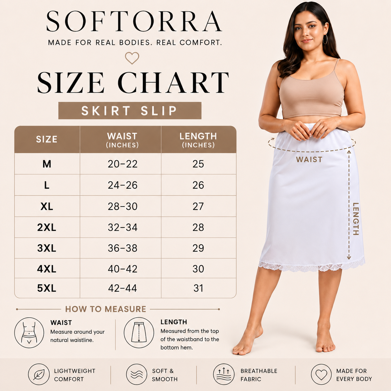 Softorra skirt slip