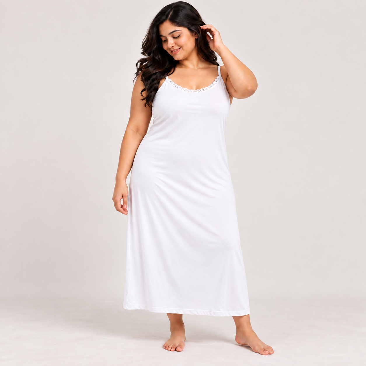 Adjustable nighty slip