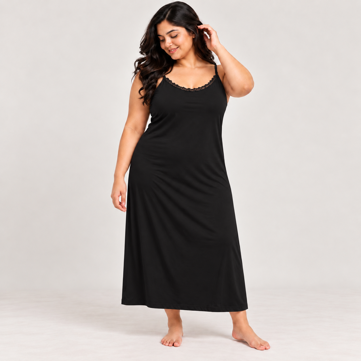 Adjustable nighty slip