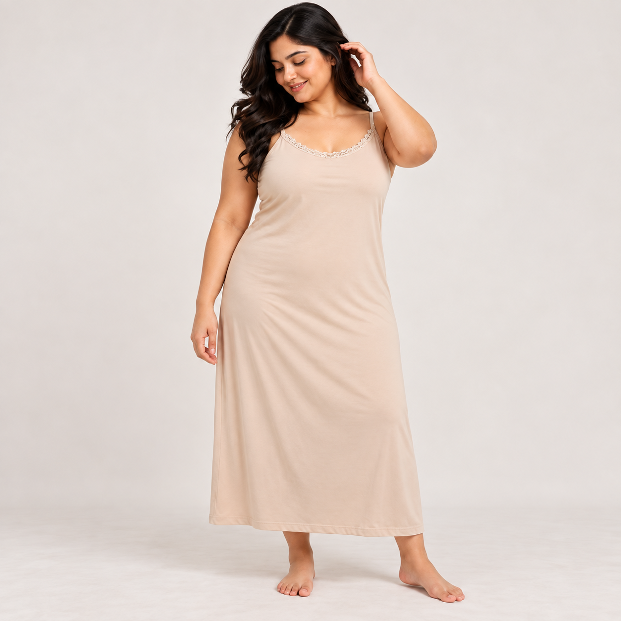 Adjustable nighty slip